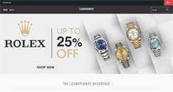 Desktop Screenshot of luxwatchnyc.com